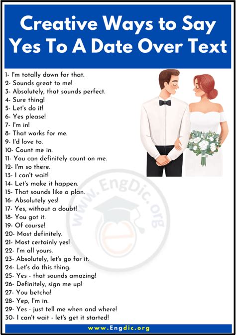 flirty bets to make on a date|150+ Cute Ways to Say Yes to a Date Over Text .